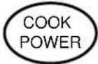 Palsonic PMO-585 - To see the cook power during cooking: - 1