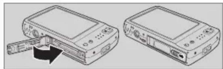 GRUNDIG GSC 510 - Bir SD/SDHC Bellek Kartının Takılması - 4