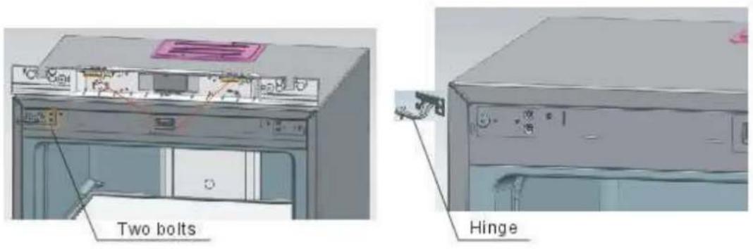Two bolts Hinge