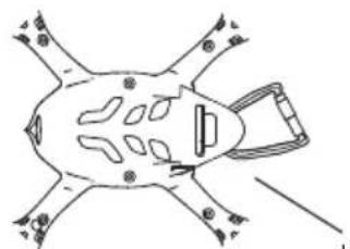 Top-down line drawing of a vehicle or vehicle with no visible text, numbers, or symbols