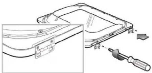 Mabe SMV747NXEBB - invierta el panel de la puerta - 4
