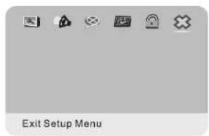 Exit Setup Menu