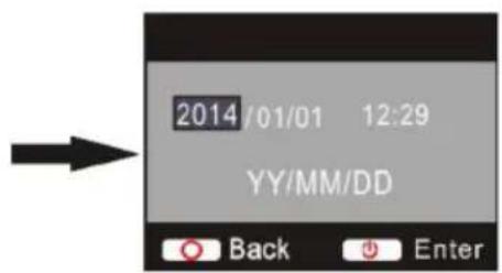 2014/01/01 12:29 YY/MM/DD Back Enter