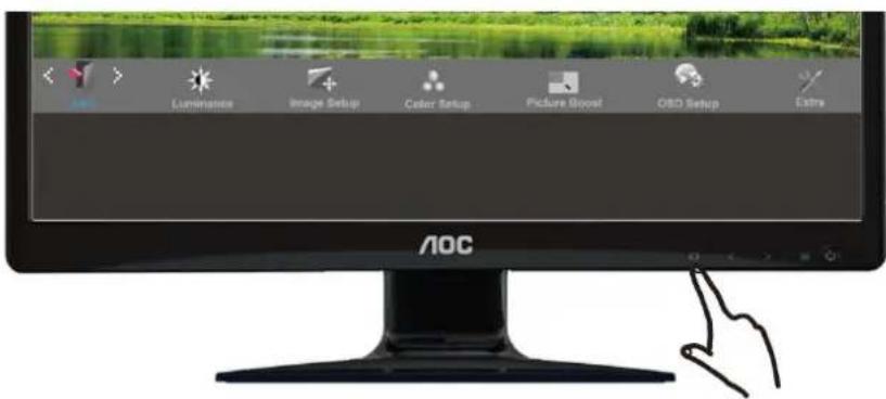 Luminance Image Setup Color Setup Picture Boost OBD Setup Extra AOC