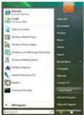 Internet Explorer 1-mail Windows 9641 Welcome Carton Windows Altina Player Windows Photo Facility Windows Live Wireless Windows Windows Shooting Space Windows Explorer Adobe Photoshop CS2 SpliceCo. Command Prompt All Programs Enter System Edit User Documents Pictures Music Games Search Access Items Computer Networks Comment To Control Panel Default Programs Help and Support