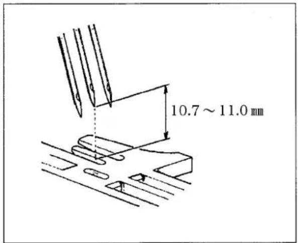 10.7 ~ 11.0 mm