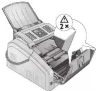 SAGEMCOM FAX 4575 - EDGES ON THE DEVICE COVER! - 1