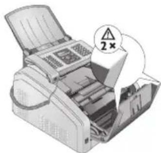 SAGEMCOM FAX 4575 - EDGES ON THE DEVICE COVER! - 1
