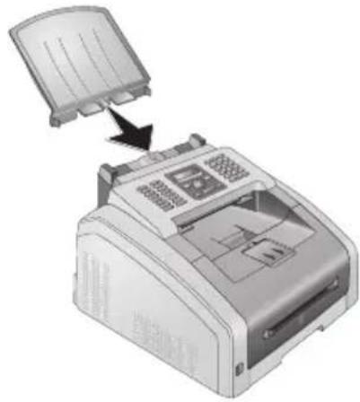 SAGEMCOM FAX 4570 - ATTACHING THE DOCUMENT SUPPORT - 1