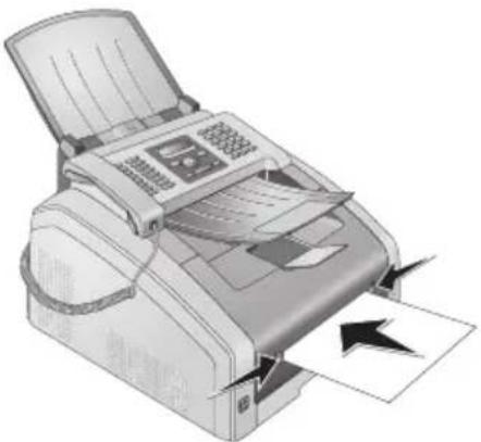 SAGEMCOM FAX 4570 - LOAD PAPER INTO THE MANUAL PAPER FEED - 1