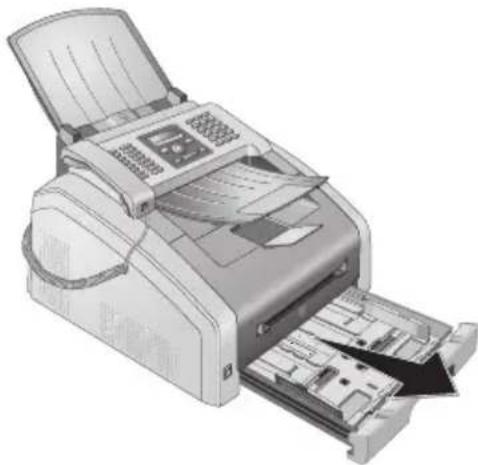 SAGEMCOM FAX 4570 - INSERT PAPER INTO THE PAPER TRAY - 1