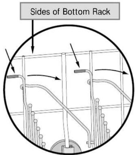 Sides of Bottom Rack