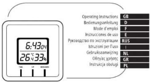 6:4304 26°C 33% TIN UP MOUNTS Operating Instructions GB Bedienungsanleitung D Mode d'emploi F Instrucciones de uso E Руководство по эксплуатации RUS Istruzioni per l'uso I Gebruiksaanwijzing NL Объёмсях чојюнс GR Instrukcja obsługi PL