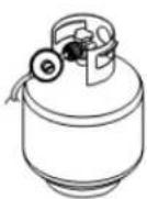 KITCHENAID 720-0826 - To Connect the 20 lb LP Gas Fuel Tank: - 1