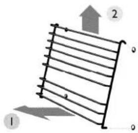 Diagram showing a heat exchanger or cooling system with labeled components and directional arrows