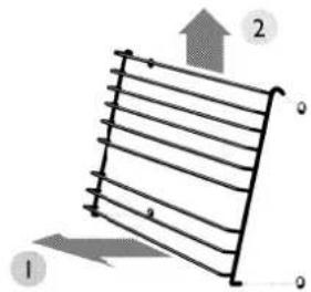 Diagram showing a heat exchanger or cooling system with labeled components and directional arrows
