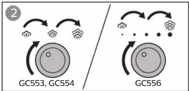 graph TD A["GC553, GC554"] --> B["Cell with inward arrows"] C["GC556"] --> D["Cell with inward arrows"] style A fill:#f9f,stroke:#333 style C fill:#f9f,stroke:#333