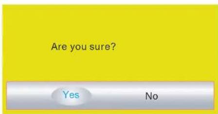 Are you sure? Yes No