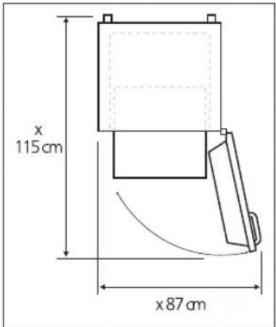 x 115 cm x87 cm