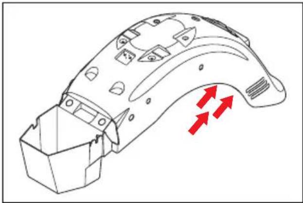 HYOSUNG Aquila Classic GV700C - LICENSE PLATE LAMP'S BULB REPLACEMENT - 1