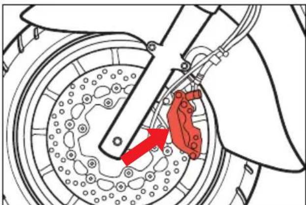 HYOSUNG Aquila Classic GV700C - - BRAKE PADS - 1