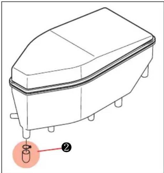 HYOSUNG Aquila Classic GV700C - AIR CLEANER & AIR CLEANER CHAMBER OIL DRAIN PLUG - 2