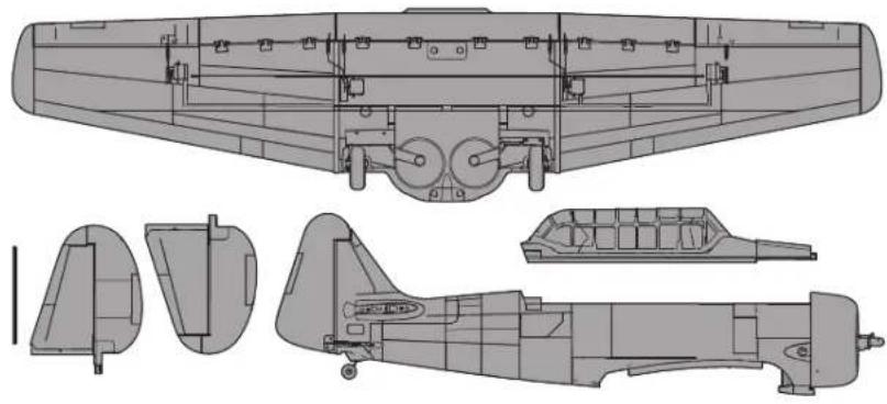 E-flite AT-6 - Box Contents - 1