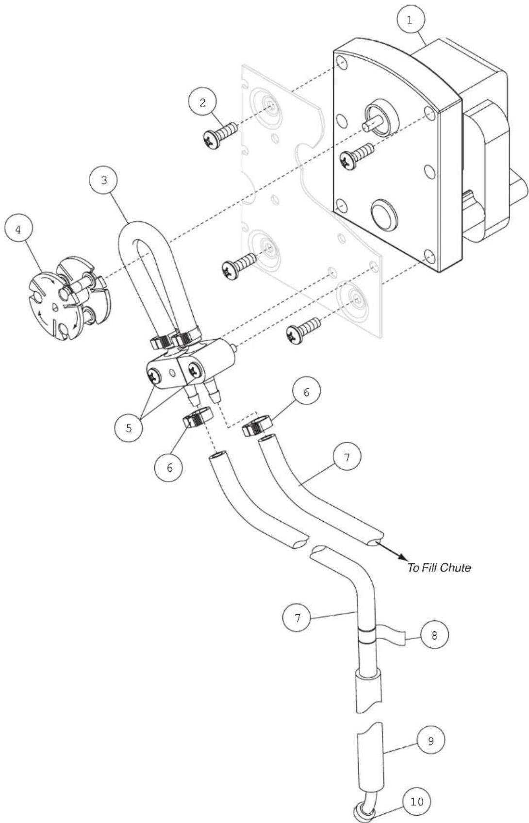1 2 3 4 5 6 To Fill Chute 6 7 8 9 10