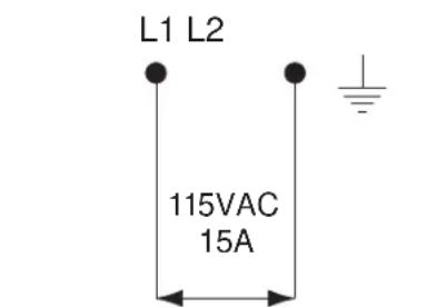 L1 L2 115VAC 15A