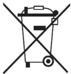 Symbol of a trash bin crossed with a diagonal line, representing no waste or elimination (no text or labels present)