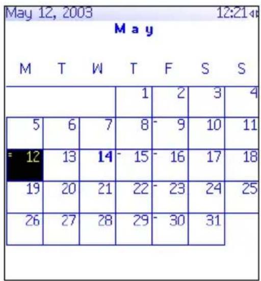 May 12, 2003 12:21 M a y M T W T F S S 1 2 3 4 5 6 7 8 - 9 10 11 = 12 13 14 - 15 - 16 17 18 19 20 21 22 - 23 24 25 26 27 28 29 - 30 31