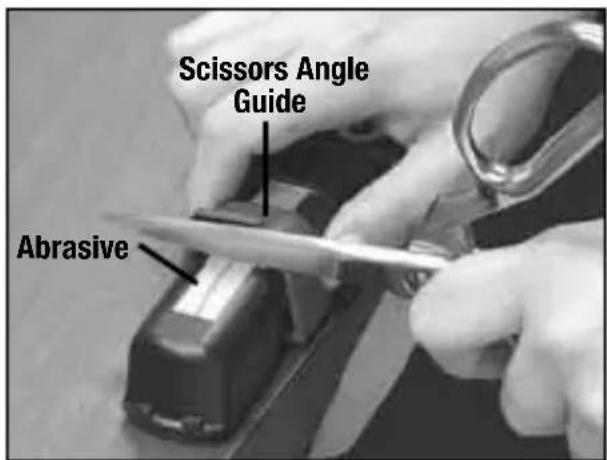 Scissors Angle Guide Abrasive