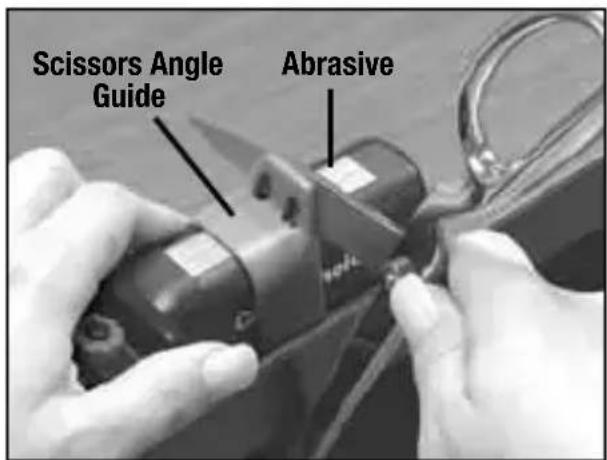 Scissors Angle Guide Abrasive