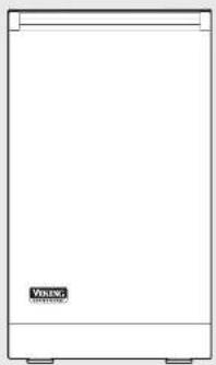 Front view of a white rectangular electronic device with no visible text or symbols on its body