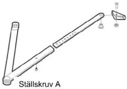 Ställskruv A