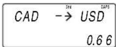 SHARP YO-P20HII - Setting a currency rate - 2