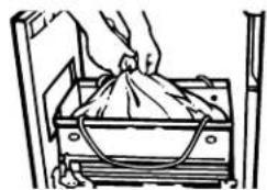 KENMORE 665.13633100 - To remove a filled bag - 4