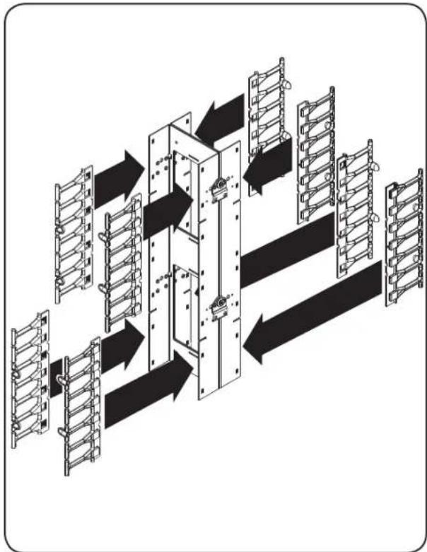 Tripp Lite SRCABLEVRT6 - Double-Depth Installation (SRCABLEVRT6 & SRCABLEVRT12 only) - 1