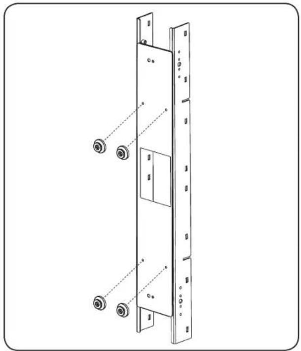 Tripp Lite SRCABLEVRT6 - 42U Enclosure with PDU Manager Installation Side-Facing (SRCABLEVRT3 only) - 1