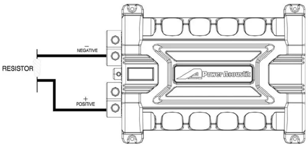 RESISTOR - NEGATIVE + POSITIVE PowerAcoustik