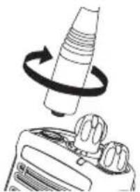 Illustration of a mechanical device with a rotating component and a base, no text or symbols present.