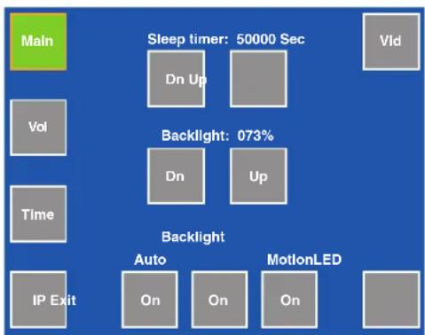 Extron TLP 350CV - Internal On-screen Menus - 1
