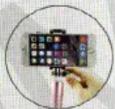 Xiaomi IPEARL Monopod Selfie Stick - Installation of smartphone - 4