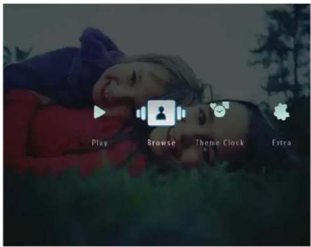 Play Browse Theme Clock Extra