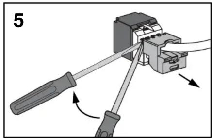 Panduit CJ5E88TBU - TERMINATION CAP REMOVAL - 5