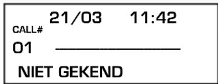 CALL# 21/03 11:42 01 ____ NIET GEKEND