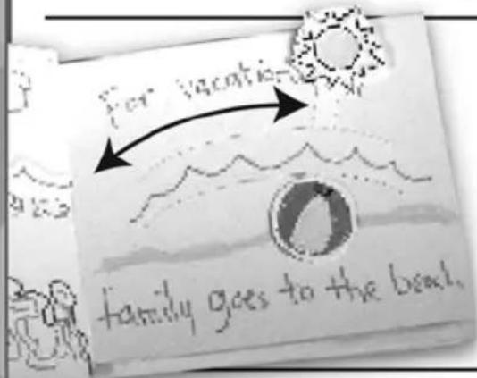 For vacation family goes to the bed,