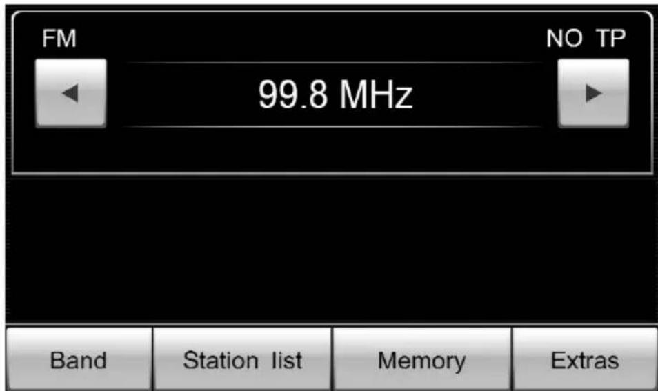 FM 99.8 MHz NO TP Band Station list Memory Extras