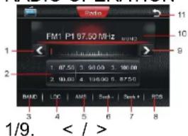 FM1 P1 67.50 MHz 1 2 1/9. < / >
