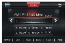Macrom M-DVD7701R - Select radio mode - 1